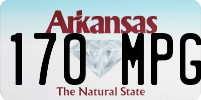 AR license plate 170MPG