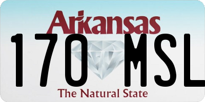 AR license plate 170MSL