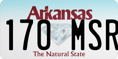 AR license plate 170MSR