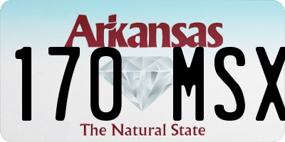 AR license plate 170MSX
