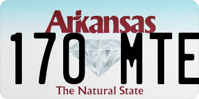 AR license plate 170MTE
