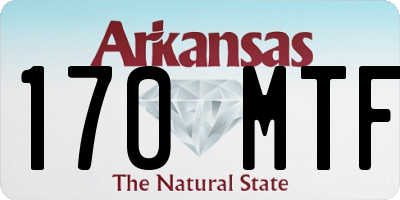 AR license plate 170MTF