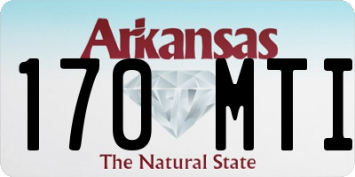 AR license plate 170MTI
