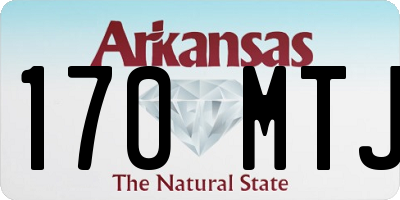 AR license plate 170MTJ