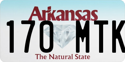 AR license plate 170MTK