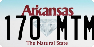 AR license plate 170MTM