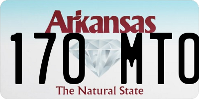 AR license plate 170MTO