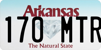 AR license plate 170MTR