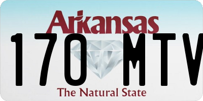 AR license plate 170MTV