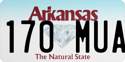 AR license plate 170MUA