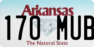 AR license plate 170MUB