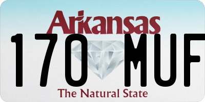 AR license plate 170MUF