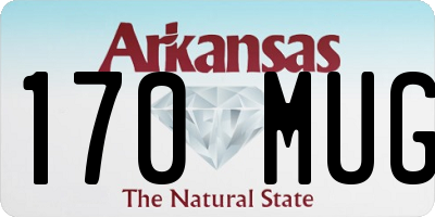 AR license plate 170MUG