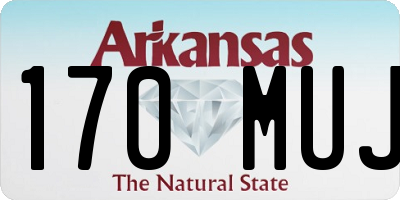 AR license plate 170MUJ