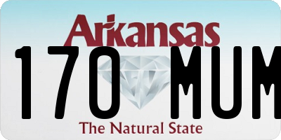 AR license plate 170MUM