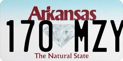 AR license plate 170MZY