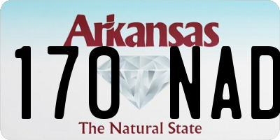 AR license plate 170NAD