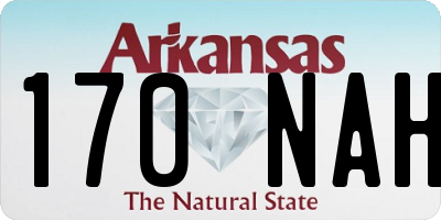 AR license plate 170NAH