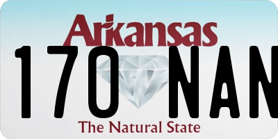 AR license plate 170NAN
