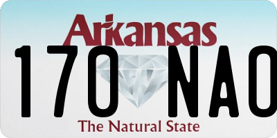 AR license plate 170NAO