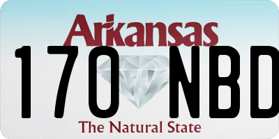 AR license plate 170NBD
