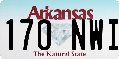 AR license plate 170NWI
