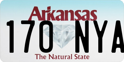 AR license plate 170NYA