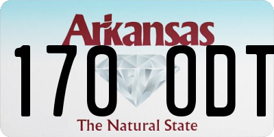 AR license plate 170ODT