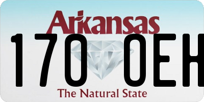 AR license plate 170OEH