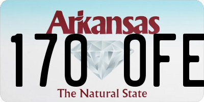 AR license plate 170OFE