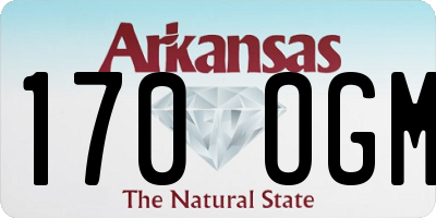 AR license plate 170OGM