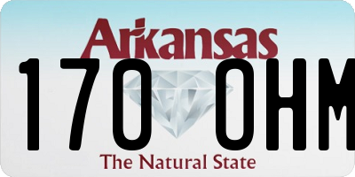 AR license plate 170OHM