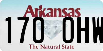 AR license plate 170OHW