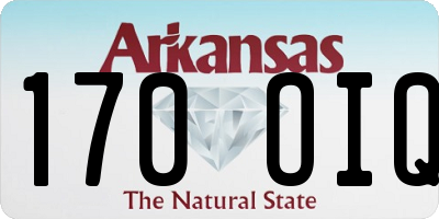 AR license plate 170OIQ