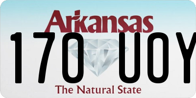 AR license plate 170UOY