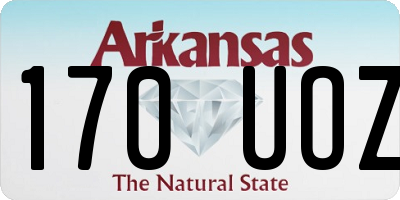 AR license plate 170UOZ