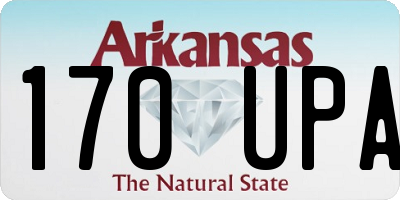 AR license plate 170UPA