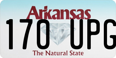 AR license plate 170UPG