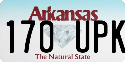 AR license plate 170UPK