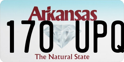 AR license plate 170UPQ