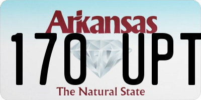 AR license plate 170UPT