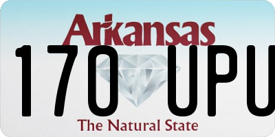 AR license plate 170UPU