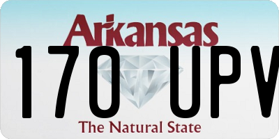 AR license plate 170UPV