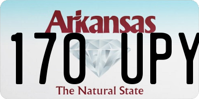 AR license plate 170UPY