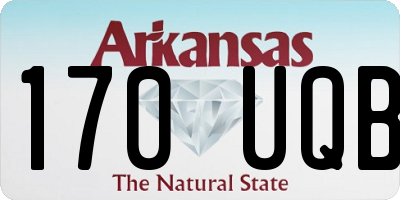 AR license plate 170UQB