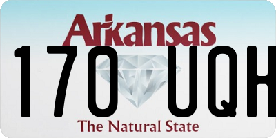 AR license plate 170UQH