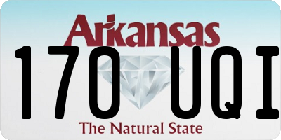 AR license plate 170UQI