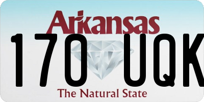 AR license plate 170UQK