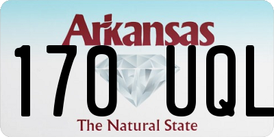 AR license plate 170UQL
