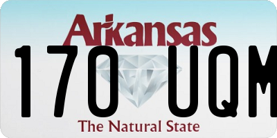 AR license plate 170UQM